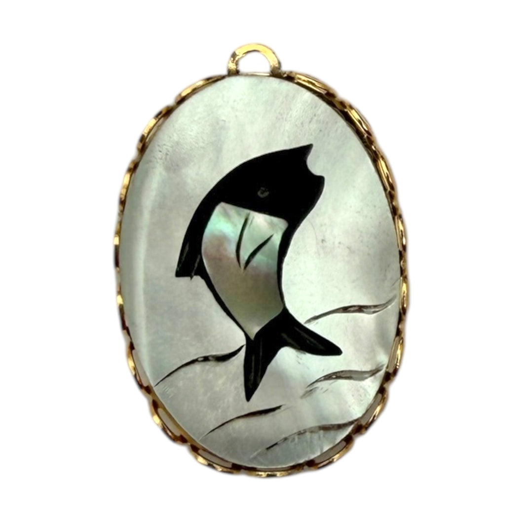 Single Charm - Mother of Pearl Fish (L)