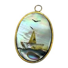 Load image into Gallery viewer, Single Charm - Mother of Pearl Sailboat
