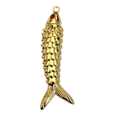 Load image into Gallery viewer, Single Charm - Gold Large Fish
