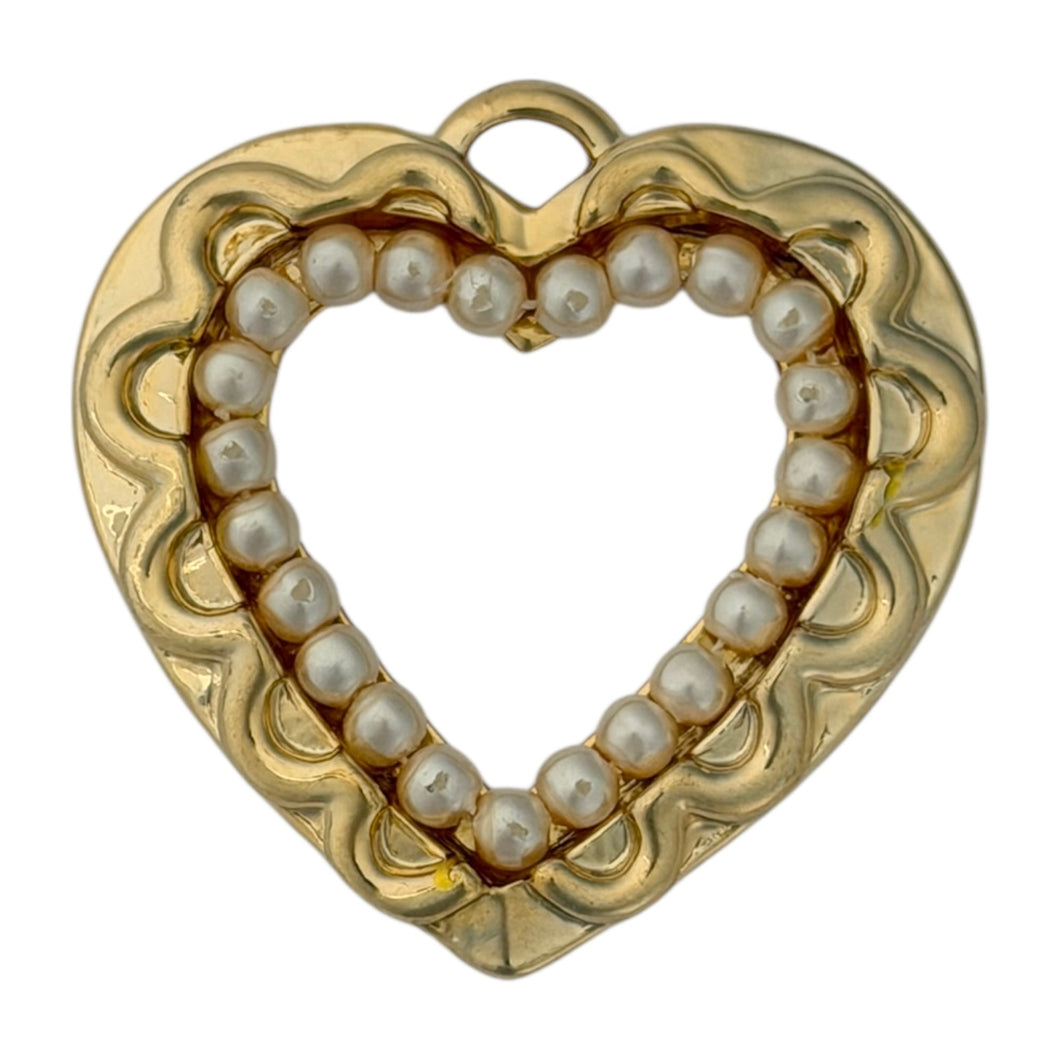 Single Charm - XL Pearly Heart