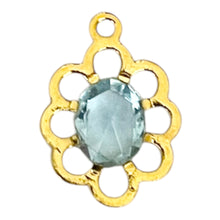 Load image into Gallery viewer, Single Charm - Aqua Flower
