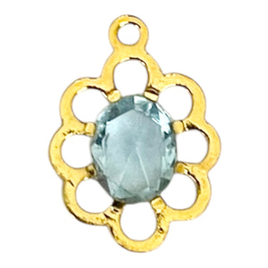 Single Charm - Aqua Flower