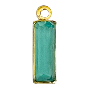 Single Charm - Blue Brick Channel Drop