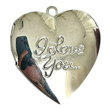 Load image into Gallery viewer, Single Charm - Silver ILY Locket
