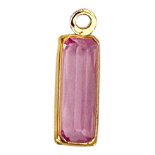 Load image into Gallery viewer, Single Charm - Pink Brick Channel Drop
