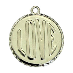 Single Charm - Silver Love Coin