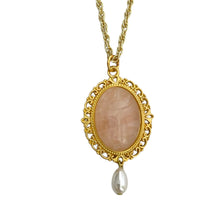 Load image into Gallery viewer, Large Pink Scarab Necklace (1/1)
