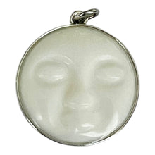 Load image into Gallery viewer, Single Charm - Silver Moon Face
