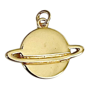 Single Charm - Gold Saturn