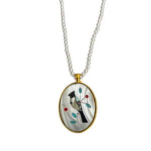 Mother of Pearl Bird Pearly Necklace