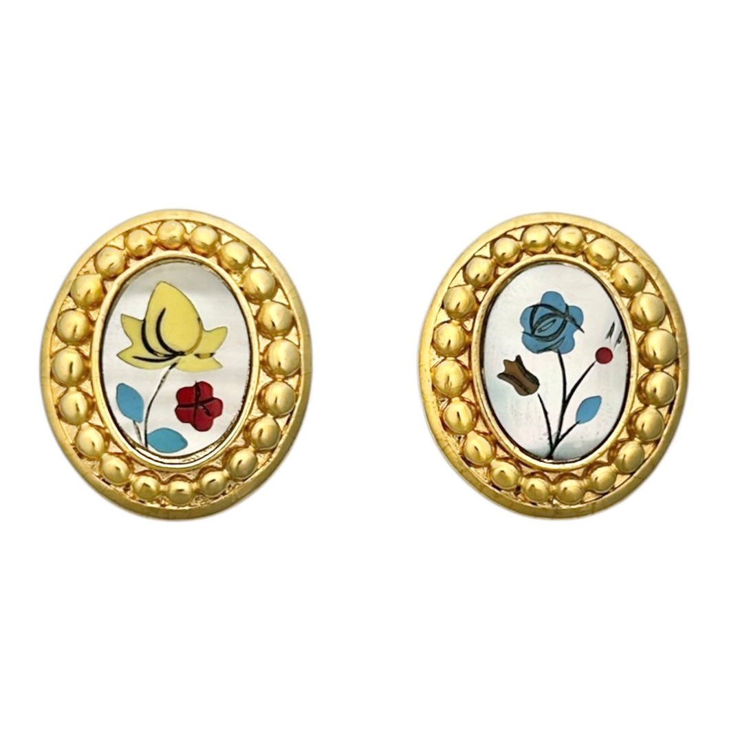 Mother of Pearl Garden Earrings