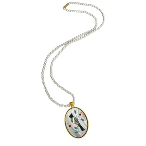 Mother of Pearl Bird Pearly Necklace