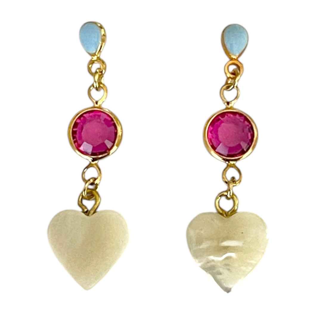 Mother of Pink Earrings