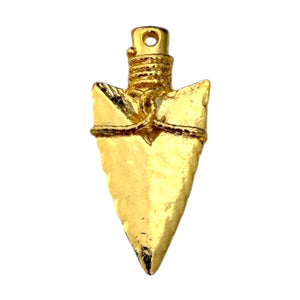 Single Charm - Gold Arrowhead