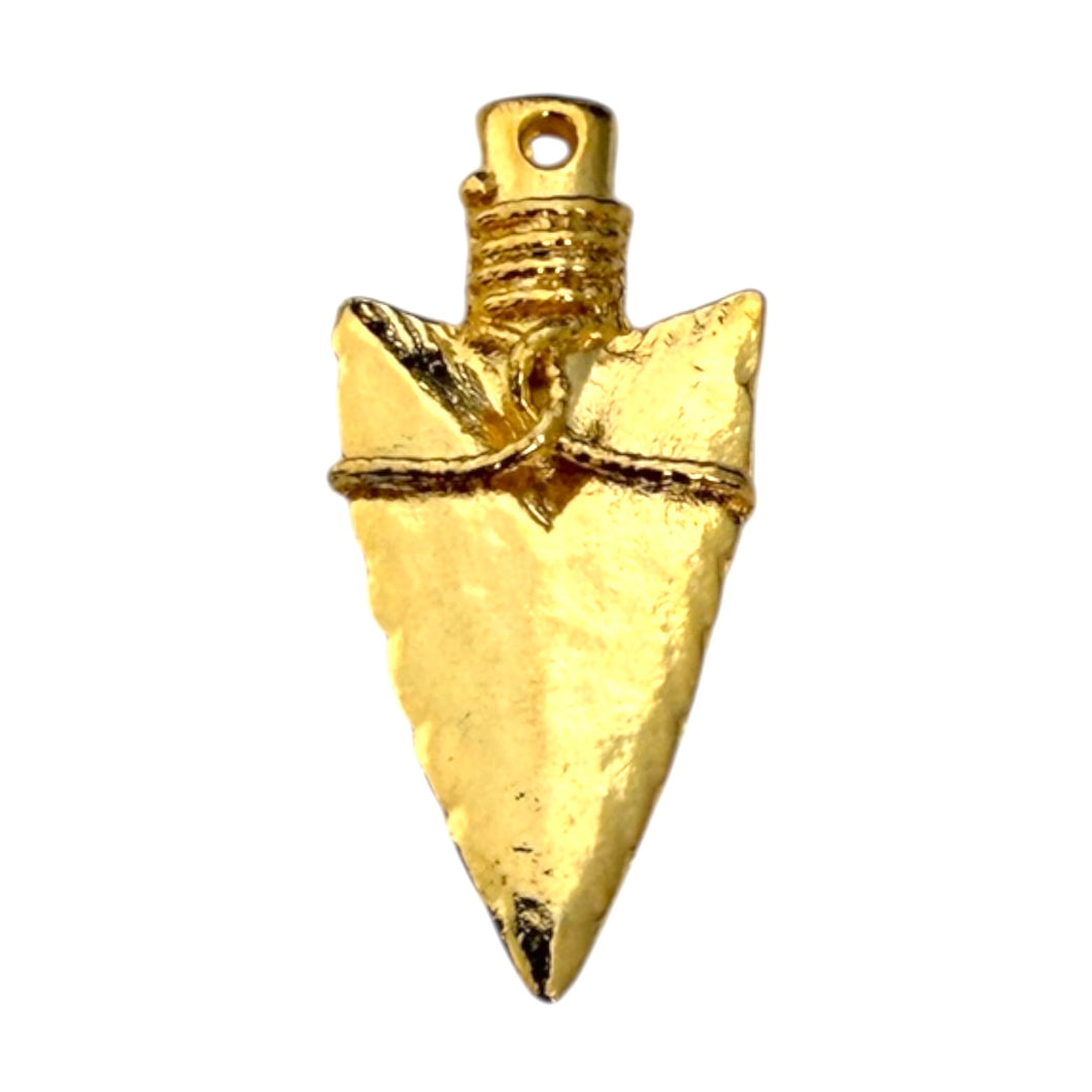 Single Charm - Gold Arrowhead