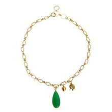 Load image into Gallery viewer, Chrysoprase Hearts Necklace
