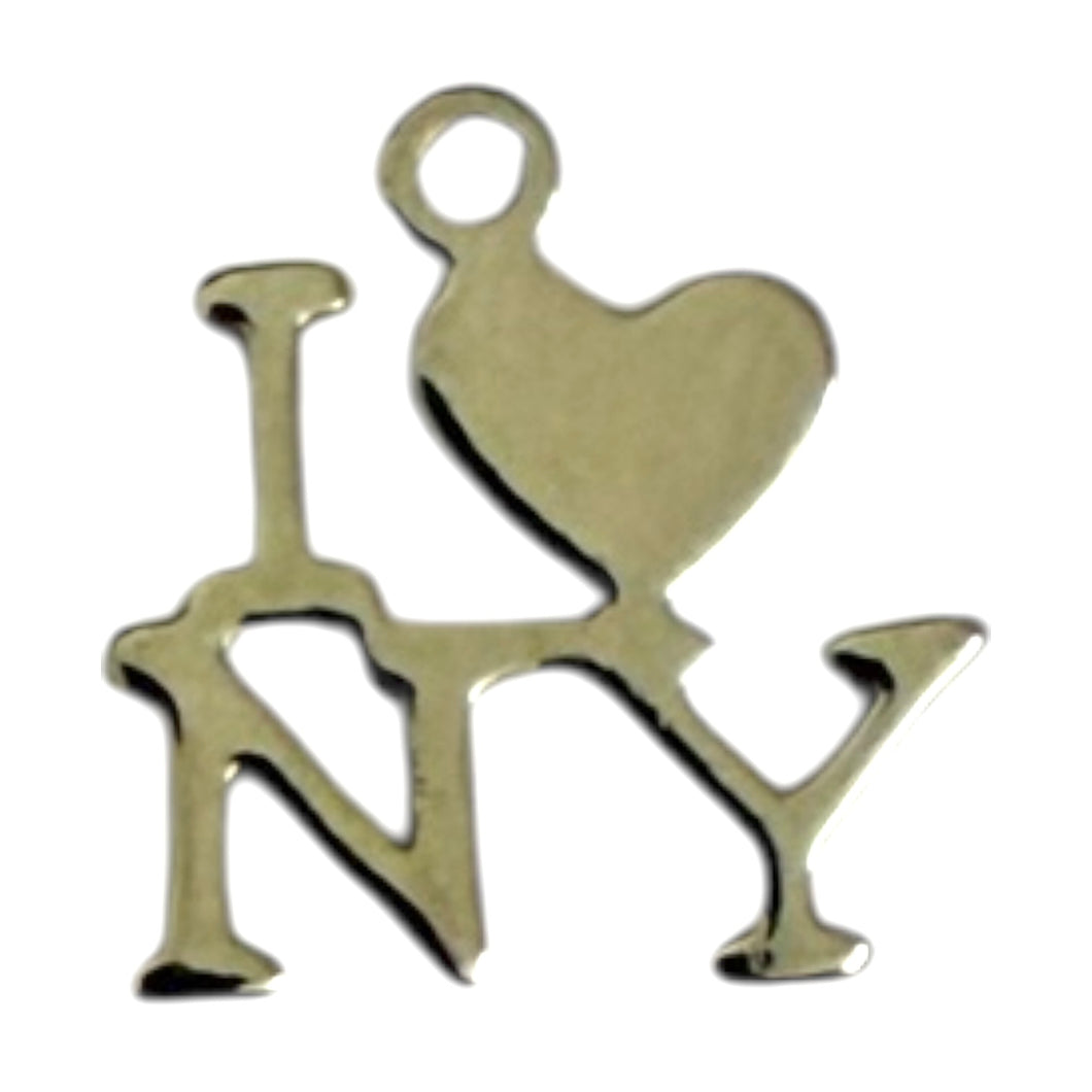 Single Charm - Silver I <3 NY