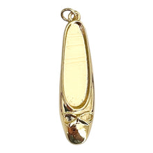 Load image into Gallery viewer, Single Charm - Gold Ballet Slipper (L)

