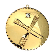 Load image into Gallery viewer, Single Charm - Knife &amp; Fork
