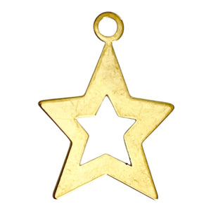 Single Charm - Gold Star
