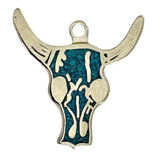 Load image into Gallery viewer, Single Charm - Silver Enamel Skull
