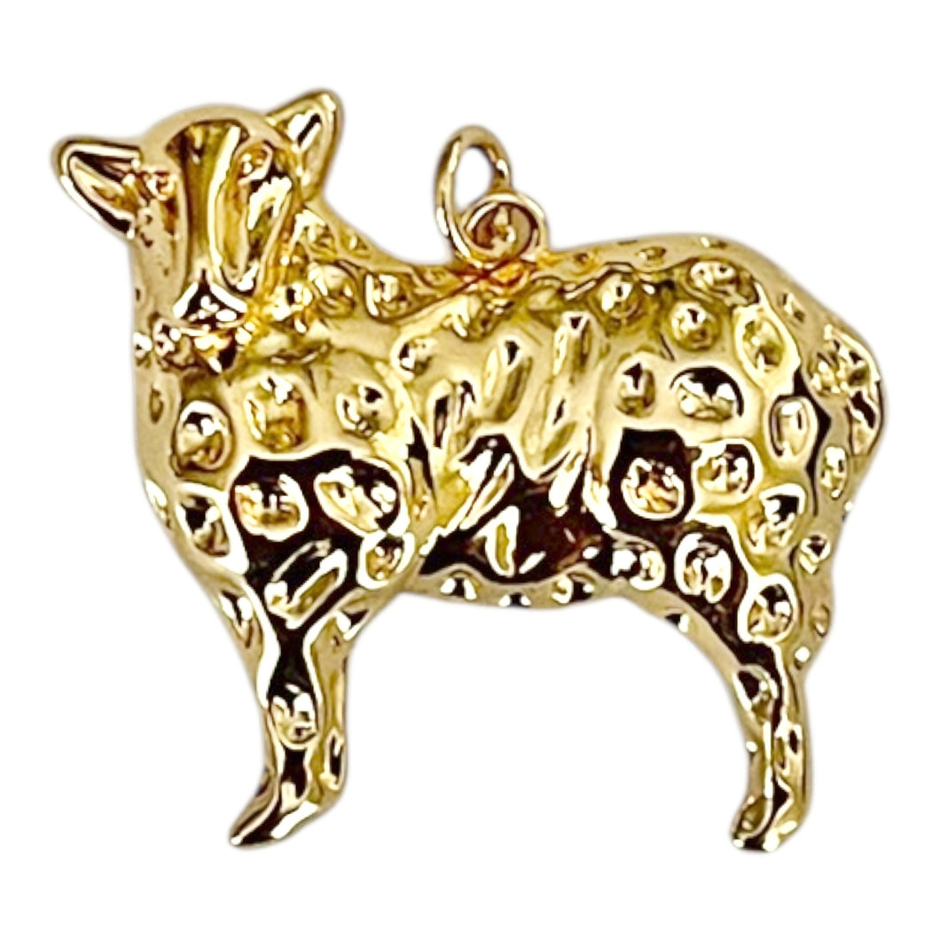 Single Charm - Gold Sheep
