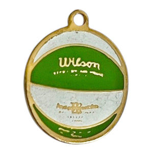 Single Charm - Enamel Basketball