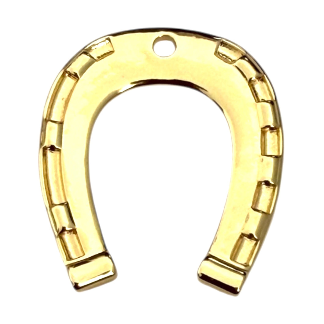 Single Charm - Gold Horseshoe