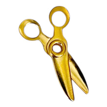 Load image into Gallery viewer, Single Charm - Gold Scissors
