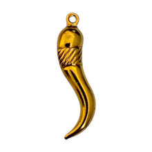 Load image into Gallery viewer, Single Charm - Gold Horn
