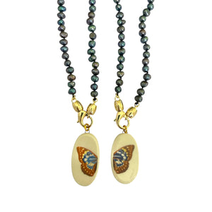 BFF Butterfly Necklace Set - Black (1/1)