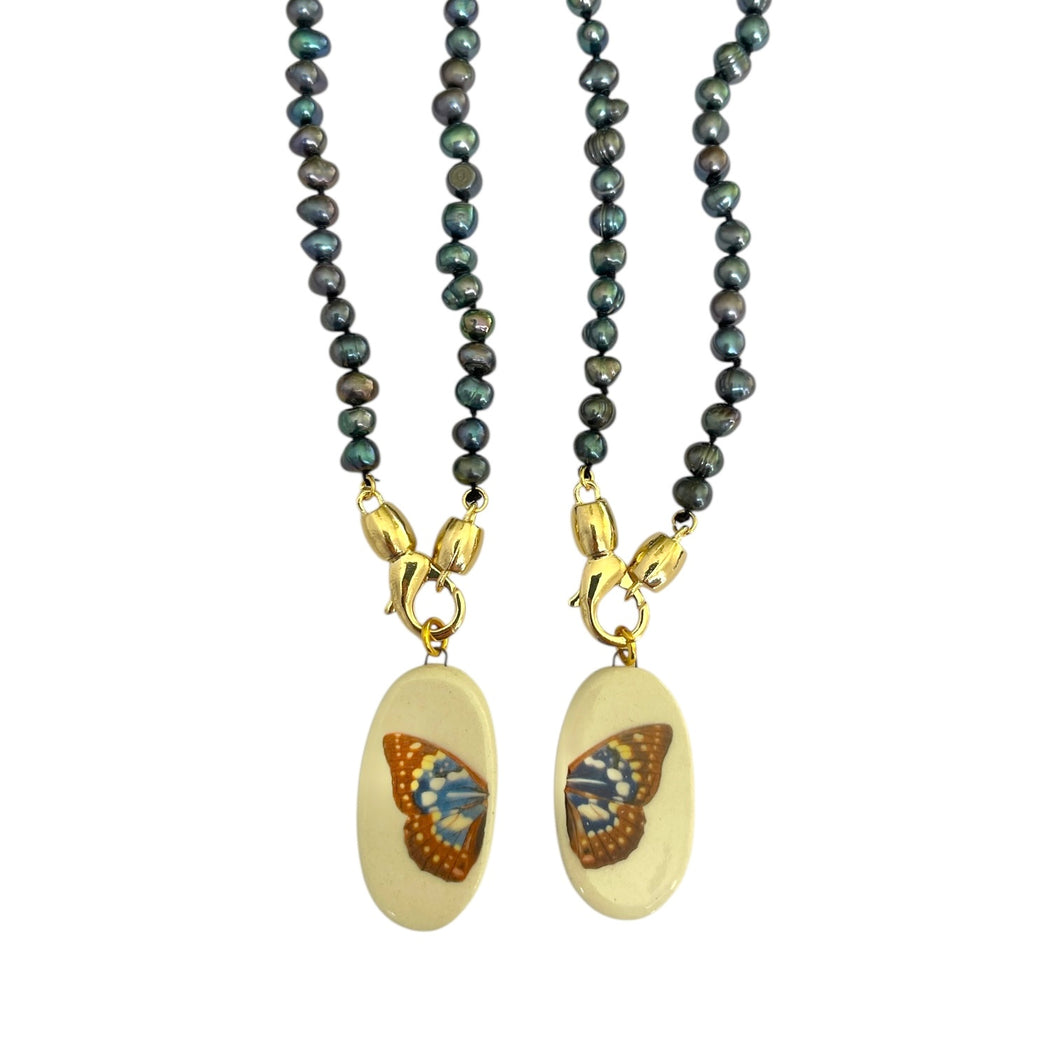 BFF Butterfly Necklace Set - Black (1/1)