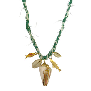 Green Braid Necklace (1/1)