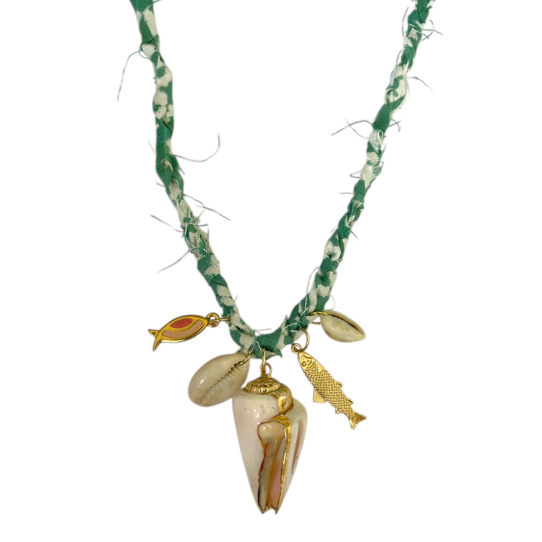 Green Braid Necklace (1/1)