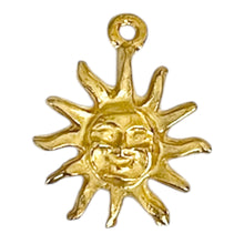 Load image into Gallery viewer, Single Charm - Gold Sun
