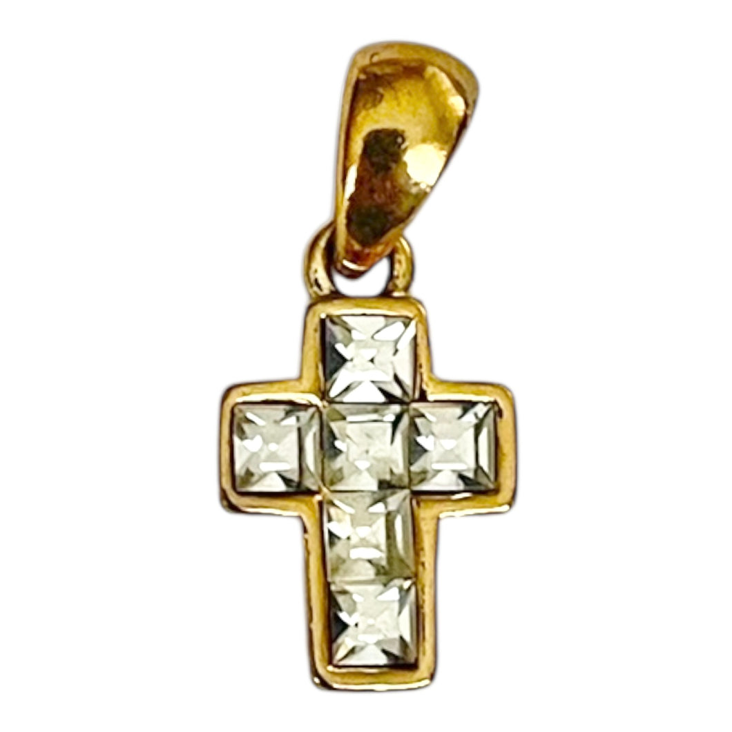Single Charm - Pavé Cross