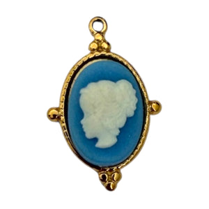 Single Charm - Blue Mini Cameo