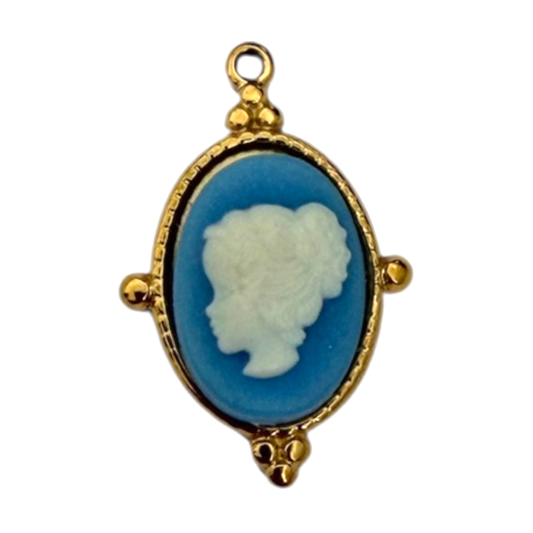 Single Charm - Blue Mini Cameo