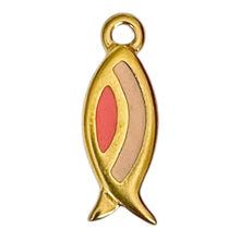 Load image into Gallery viewer, Single Charm - Pink/Gold Fish
