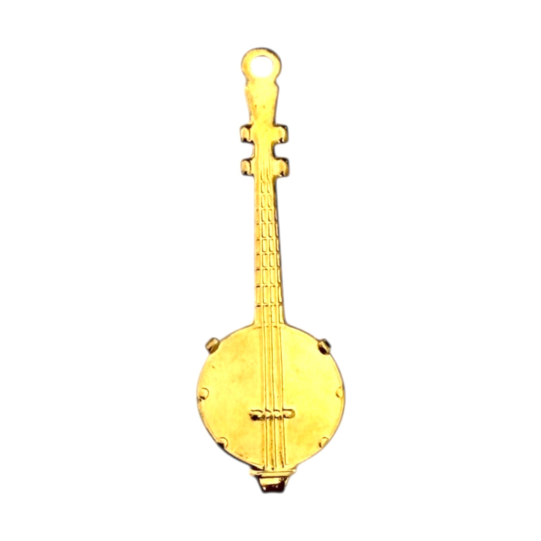 Single Charm - Gold Banjo