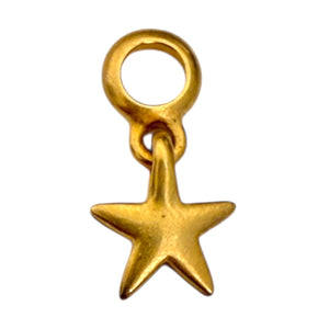 Single Charm - Gold Star Drop