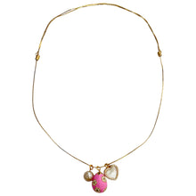 Load image into Gallery viewer, Pink Egg Adjustable Necklace
