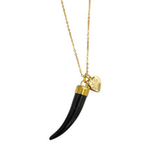 Load image into Gallery viewer, Gold Horn Necklace
