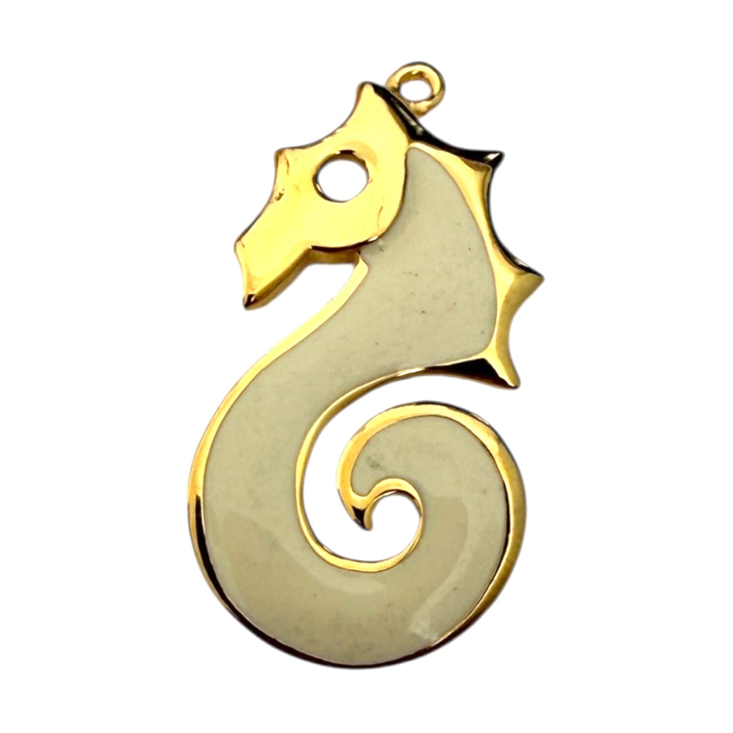 Single Charm - Enamel Seahorse