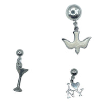 Load image into Gallery viewer, Custom Earring Singles - Silver Small
