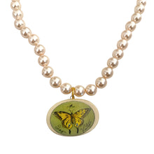 Load image into Gallery viewer, Pearly Sagefly Necklace (1/1)
