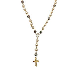 Cross Lariat Necklace