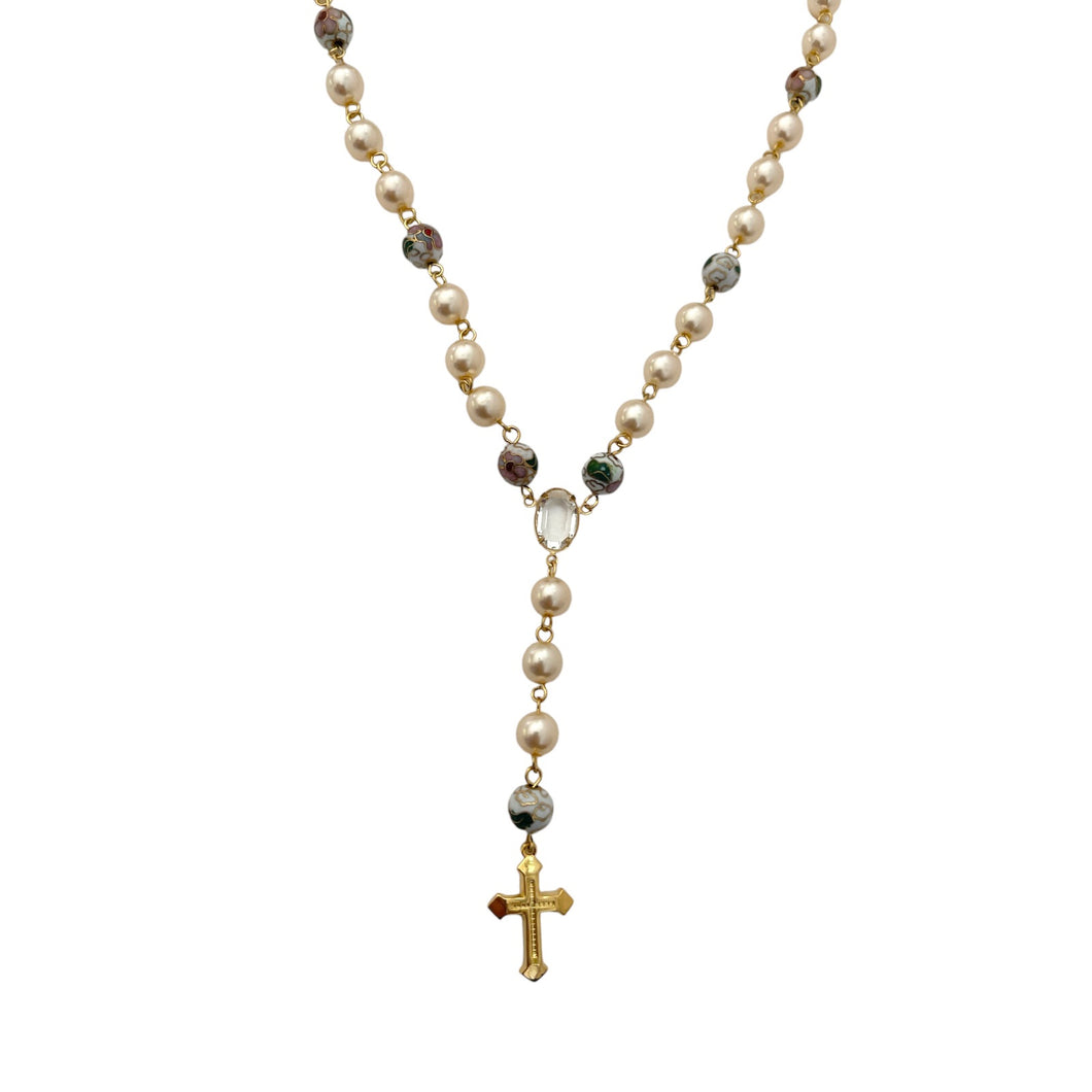 Cross Lariat Necklace