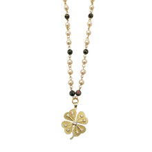 Load image into Gallery viewer, Cloisonné Clover Necklace
