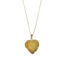 Load image into Gallery viewer, Vintage 14k Locket Pendant on 14k Plain Chain
